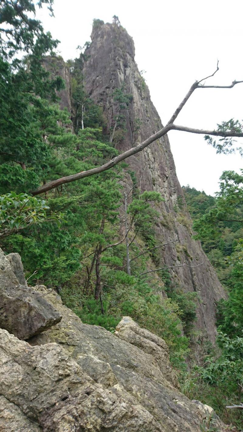 地蔵岳正面壁