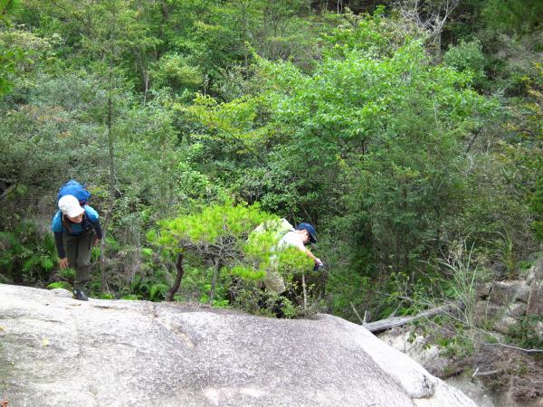 底のしっかりした登山靴で安心♪