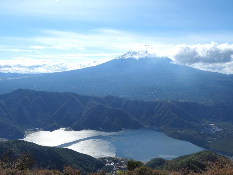 雪頭ヶ岳から富士山