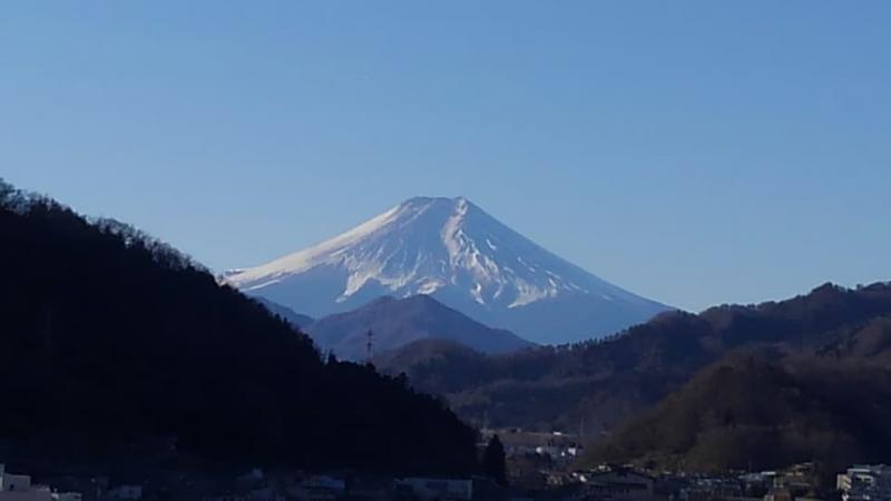 富士山がよく見える山です