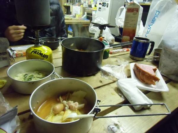 キムチ鍋宴会