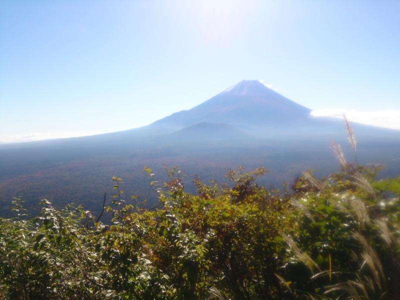 烏帽子岳からの富士山。快晴！