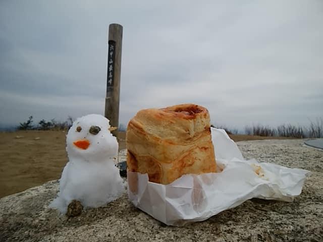 六甲山　雪だるまと夙川パン