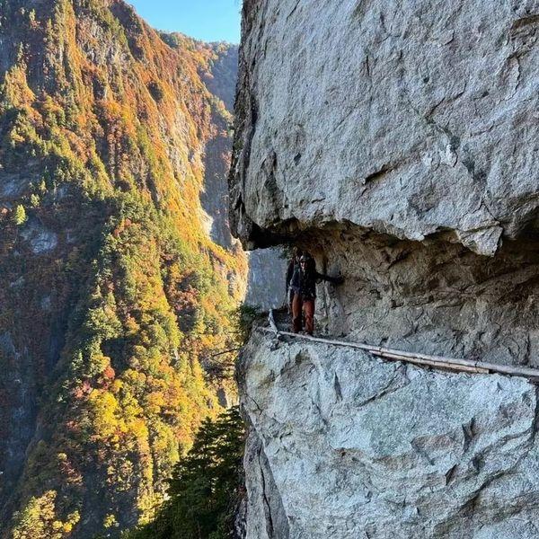 大太鼓　と　黒部の怪人　（奥鐘山