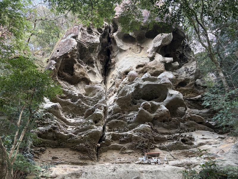 天狗岩。見る価値あり