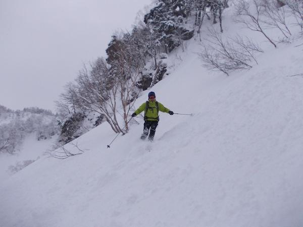 気持ちの良い滑降が出来ました