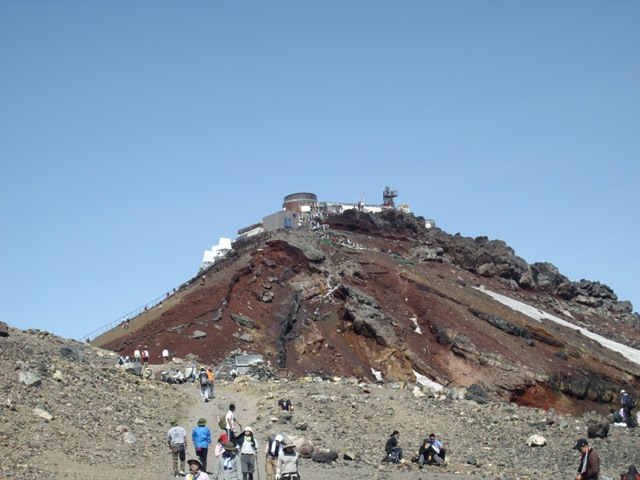 富士山　剣が峰　