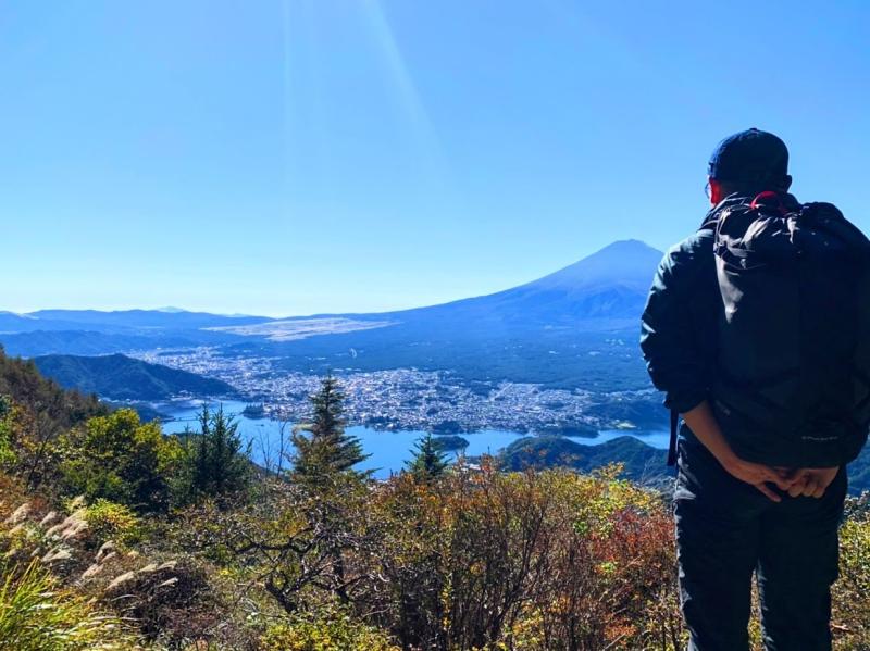 富士山と河口湖の絶景